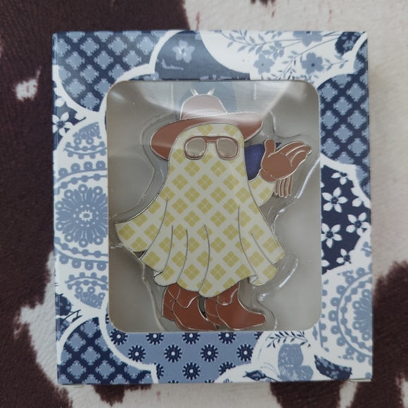 NEW TAYLOR SWIFT OFFICIAL MERCH SET OF 3 MIDNIGHTS GHOSTS XMAS ORNAMENTS - Picture 3 of 5